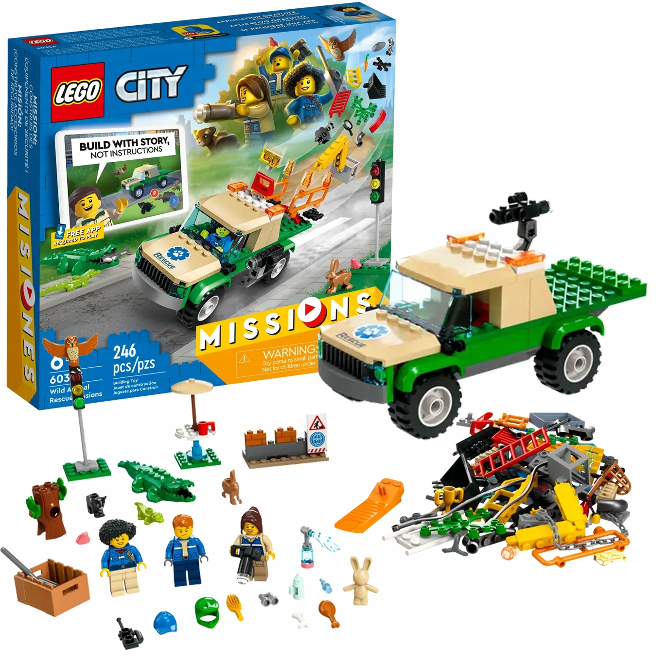 Lego City Mise na záchranu divokých zvířat sada Lego 60353