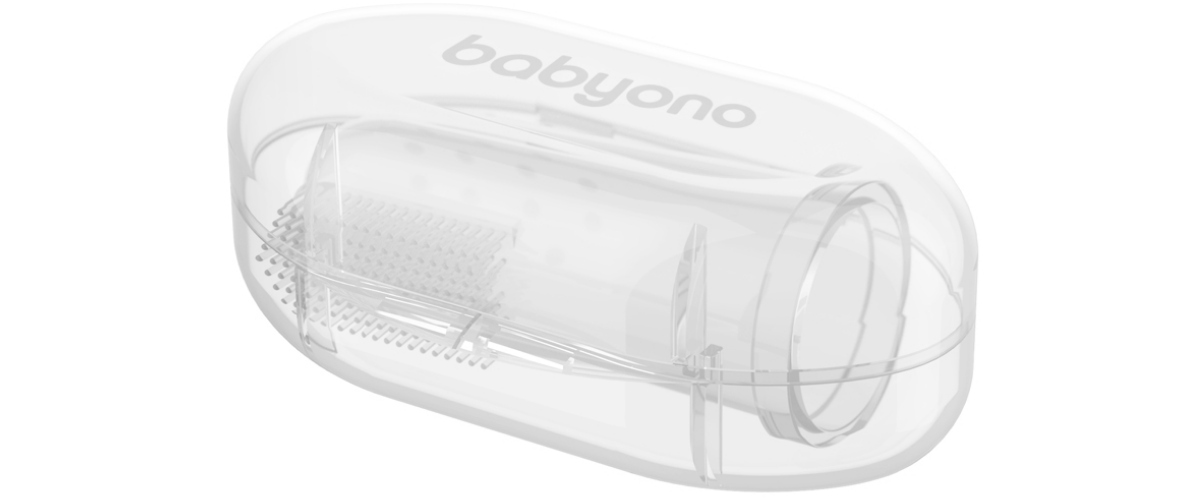 SILIKONOWA SZCZOTECZKA NA PALEC DLA NIEMOWLĄT ETUI Kod producenta 723/01