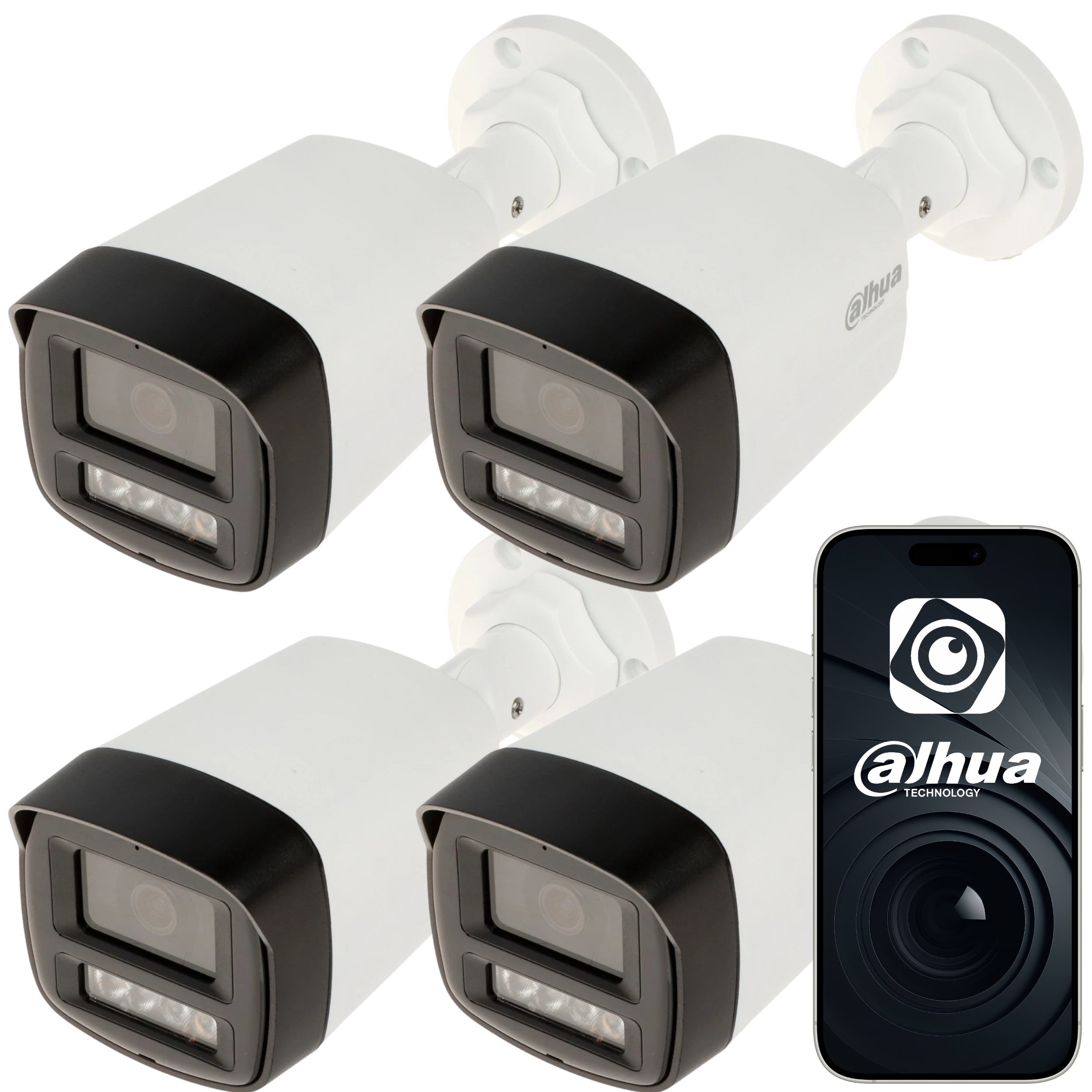 Kamera 4X IPC-HFW1239TL1-A-IL-0280B 2MPX Blc Detekcja IP67 Dahua