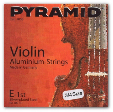 PYRAMID STEEL 3/4 STRUNY DO SKRZYPIEC KOMPLET STRUNY SKRZYPCOWE NIEMIECKIE