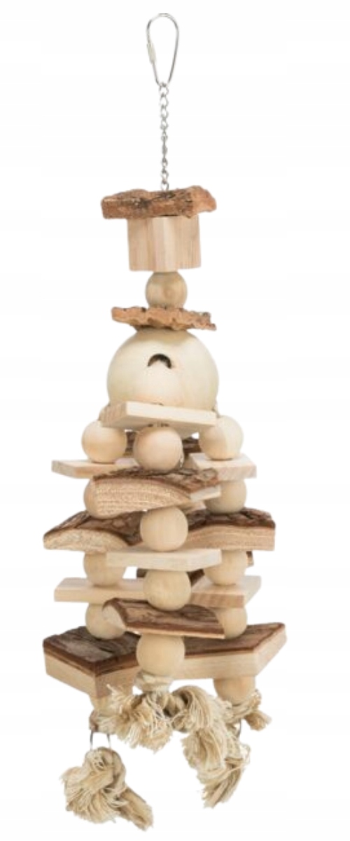 Levně Trixie Šňůra s korálky pro papoušky 35 cm TX-58986