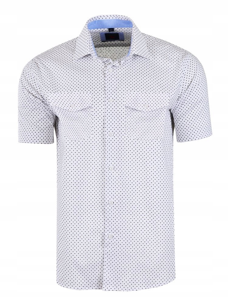 49/50 Koszula Biała Krótki Duża