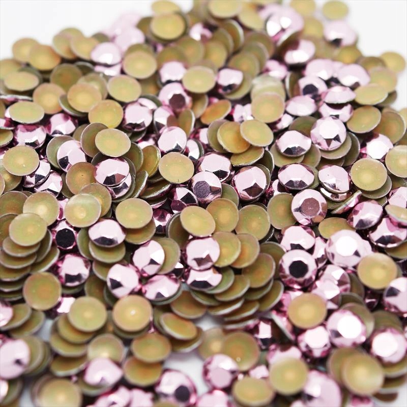 Metal Termo Dżety do ubrań Blaszki Różowy 5mm 500