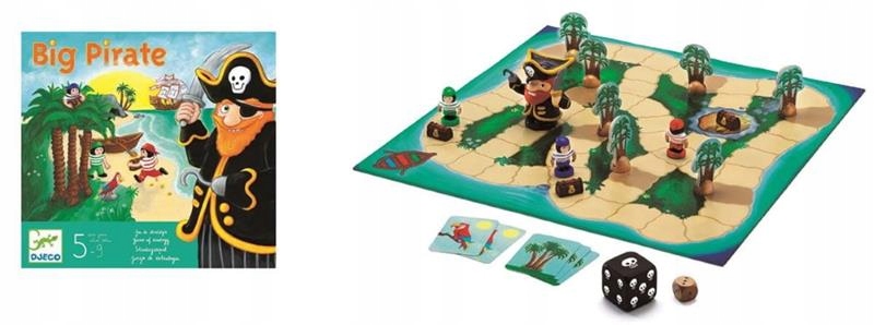 Djeco Gra planszowa Piraci