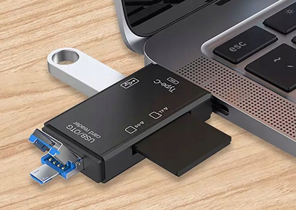 Multi CZYTNIK KART 5w1 USB 3.0 micro USB Type-C Producent Aptel