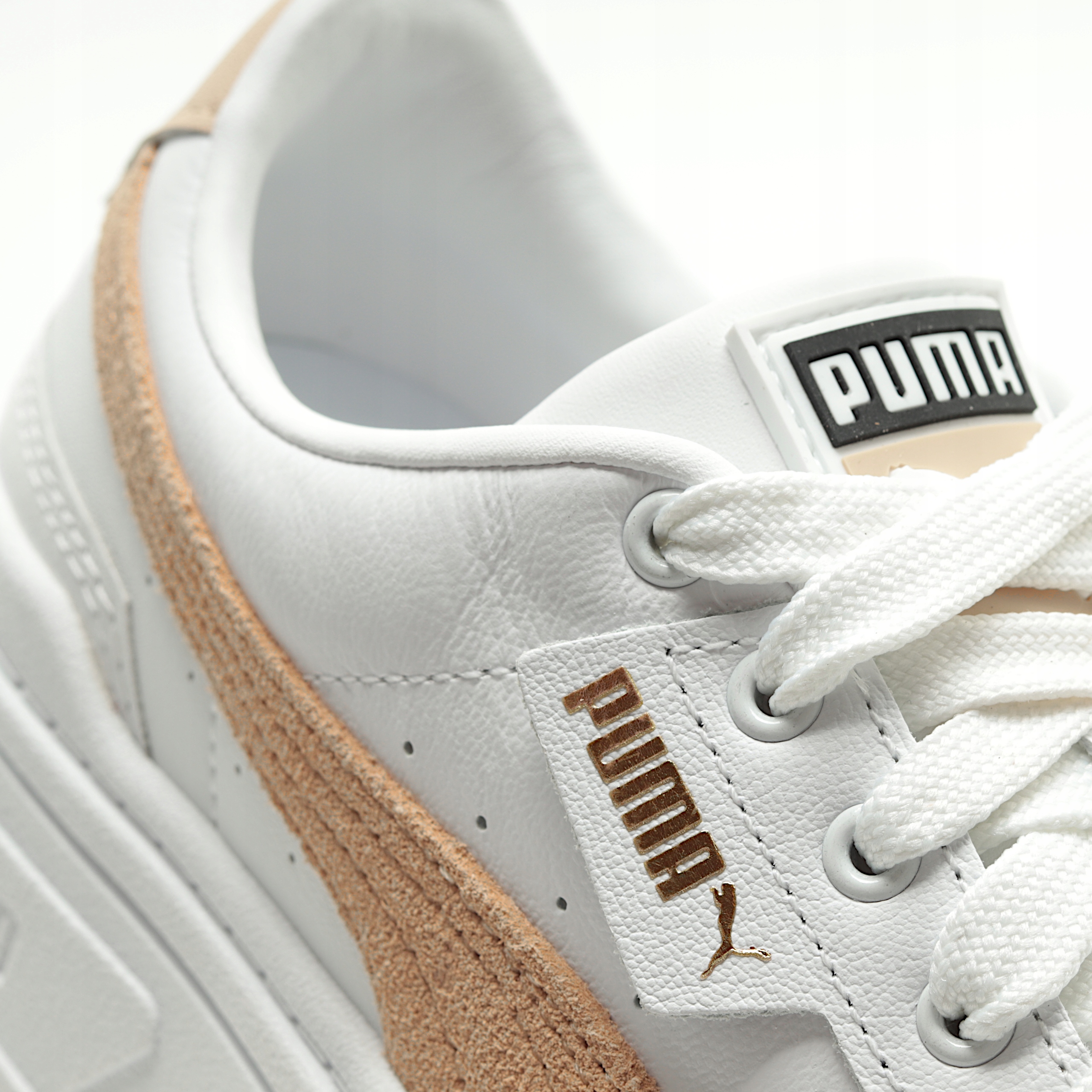 Buty Damskie Puma MAYZE STACK Skóra białe platformy sneakersy Rozmiar 40