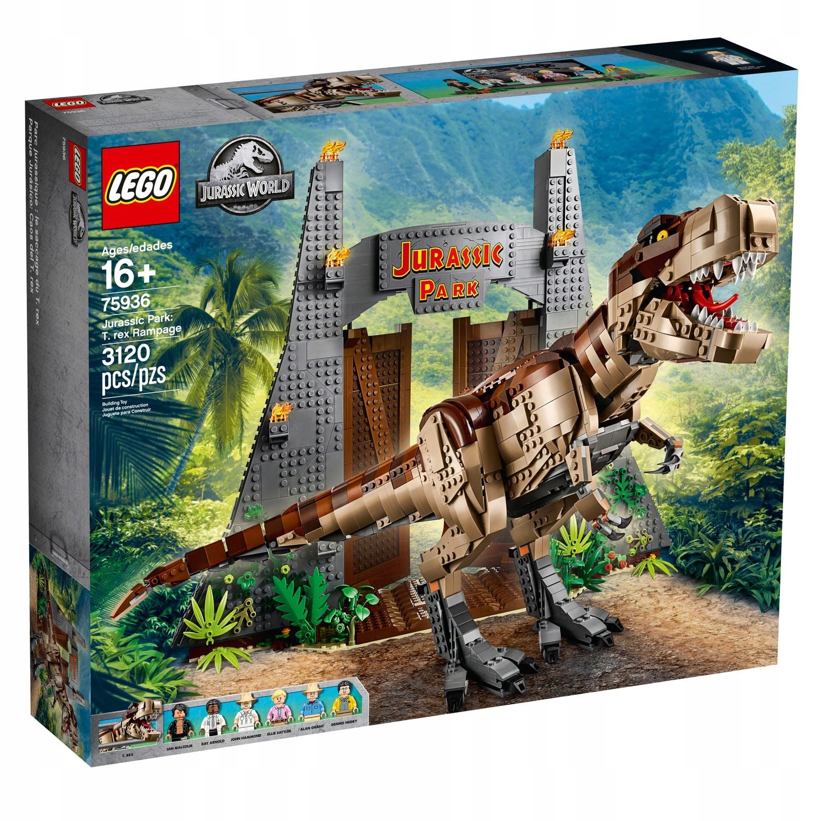 Lego Jurský svět 75936 Jurský park: útok tyranosaura Nové