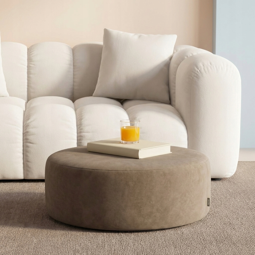 Puf Lovely velký – moderní Taburet stolek sedák