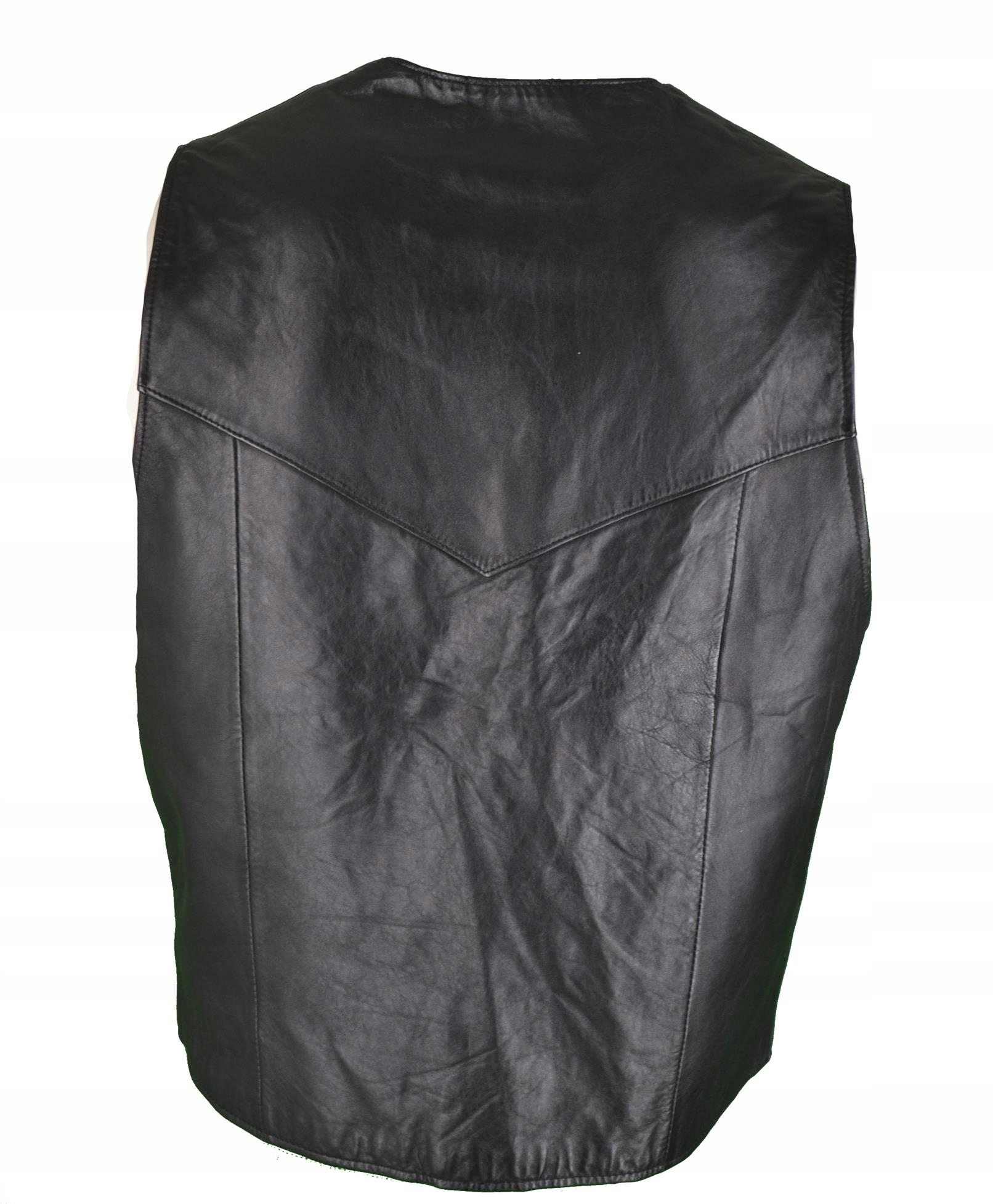 BERTO LUCCI MĘSKA KAMIZELKA MOTOCYKLOWA SKÓRZANA SKÓRA CHOPPER 54 L Producent inny