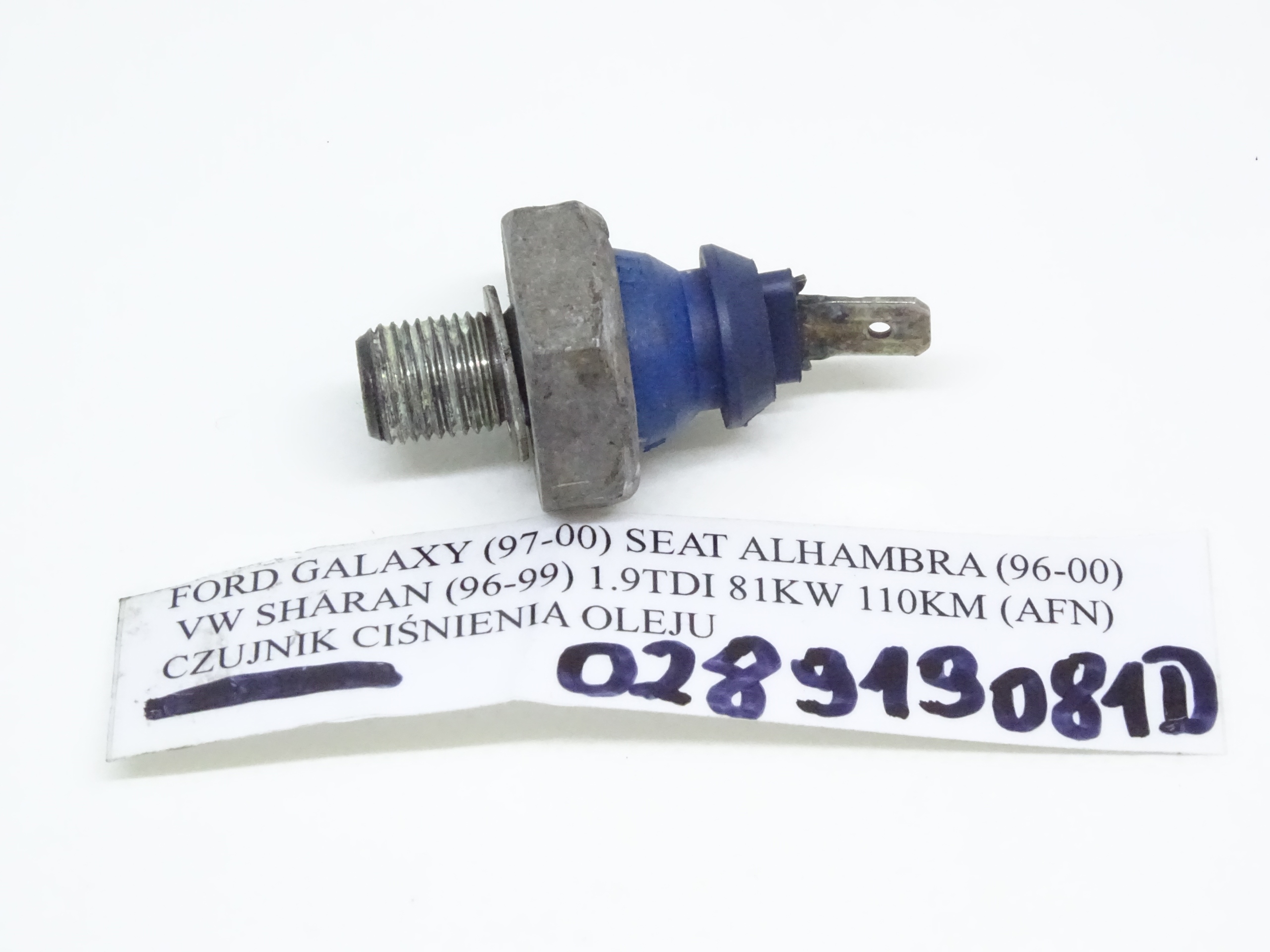 FORD GALAXY 1.9 TDI CZUJNIK CIS OLEJU 028919081D Producent części Ford OE