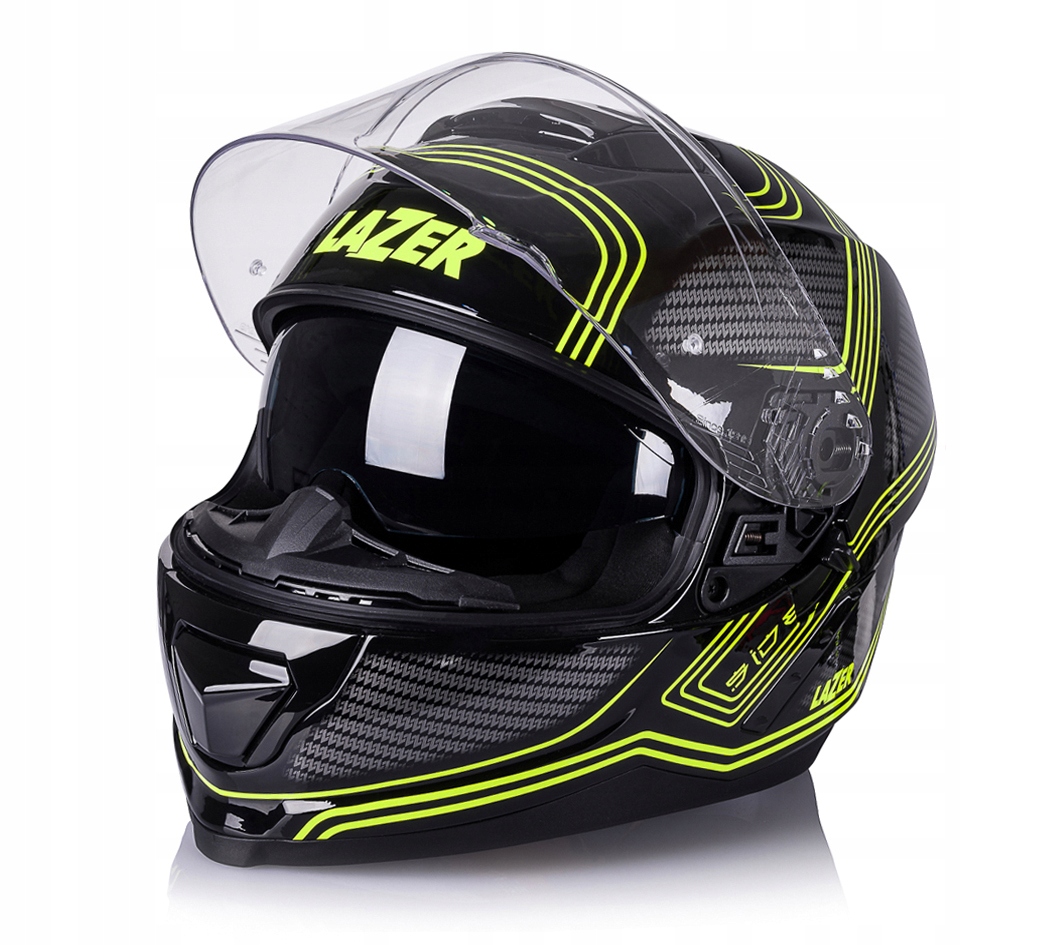 KASK MOTOCYKLOWY LAZER RAFALE DARKSIDE BLENDA L Numer katalogowy producenta RAFALE.DARKSIDE.YEL.L