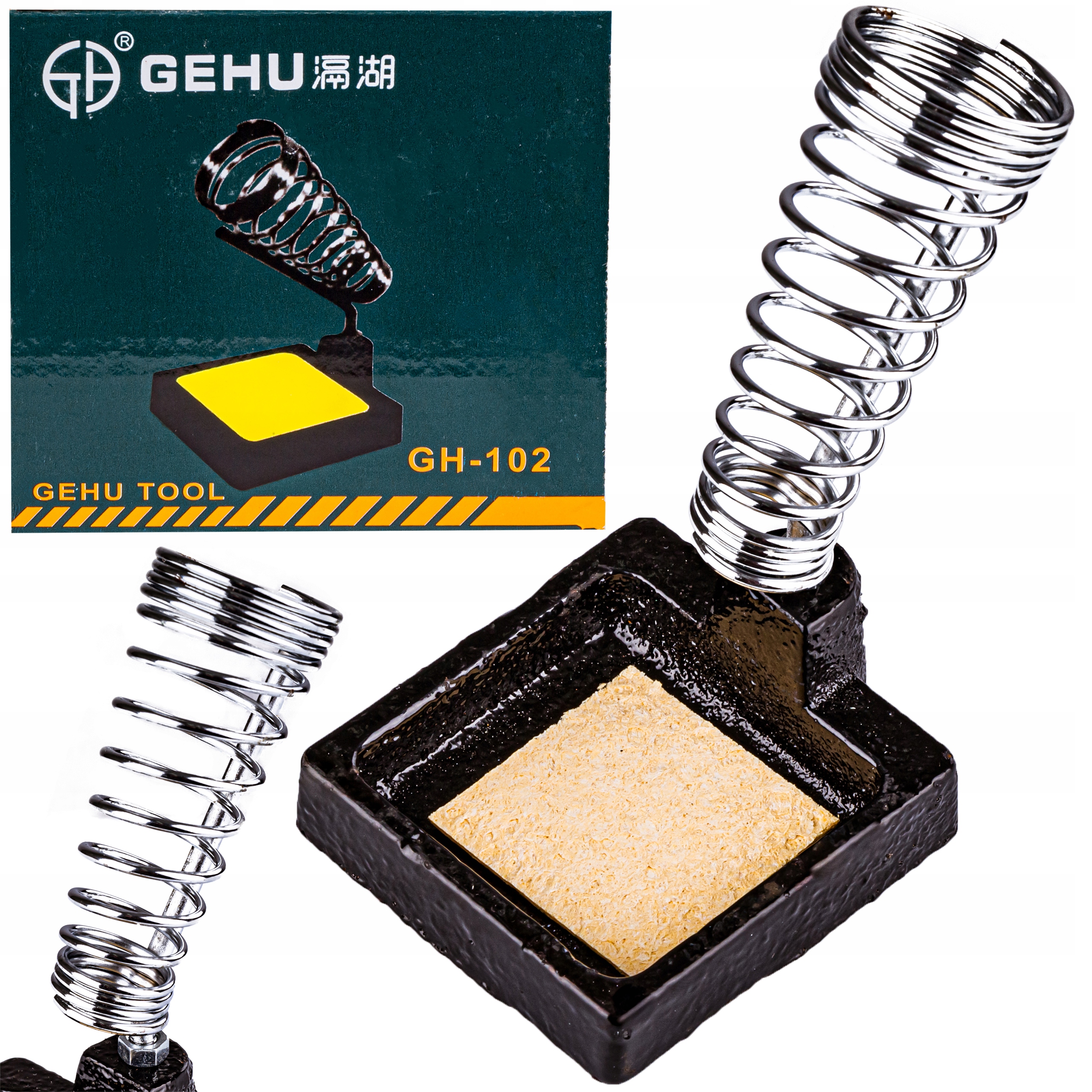 

Metalowy Stojak Uchwyt Na Lutownicę Żeliwny Gąbka