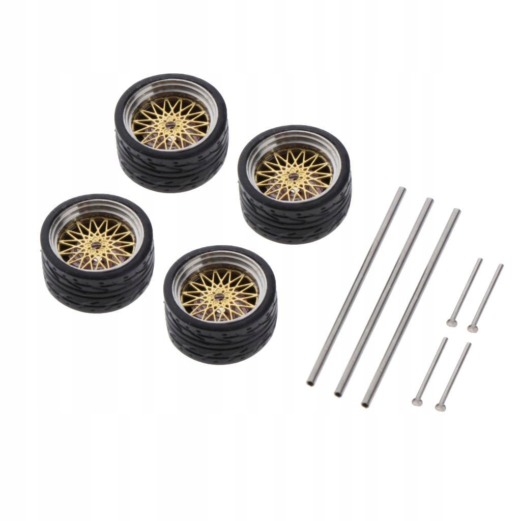 Zmodyfikowane gumowe koła pojazdu Długość 8 cm