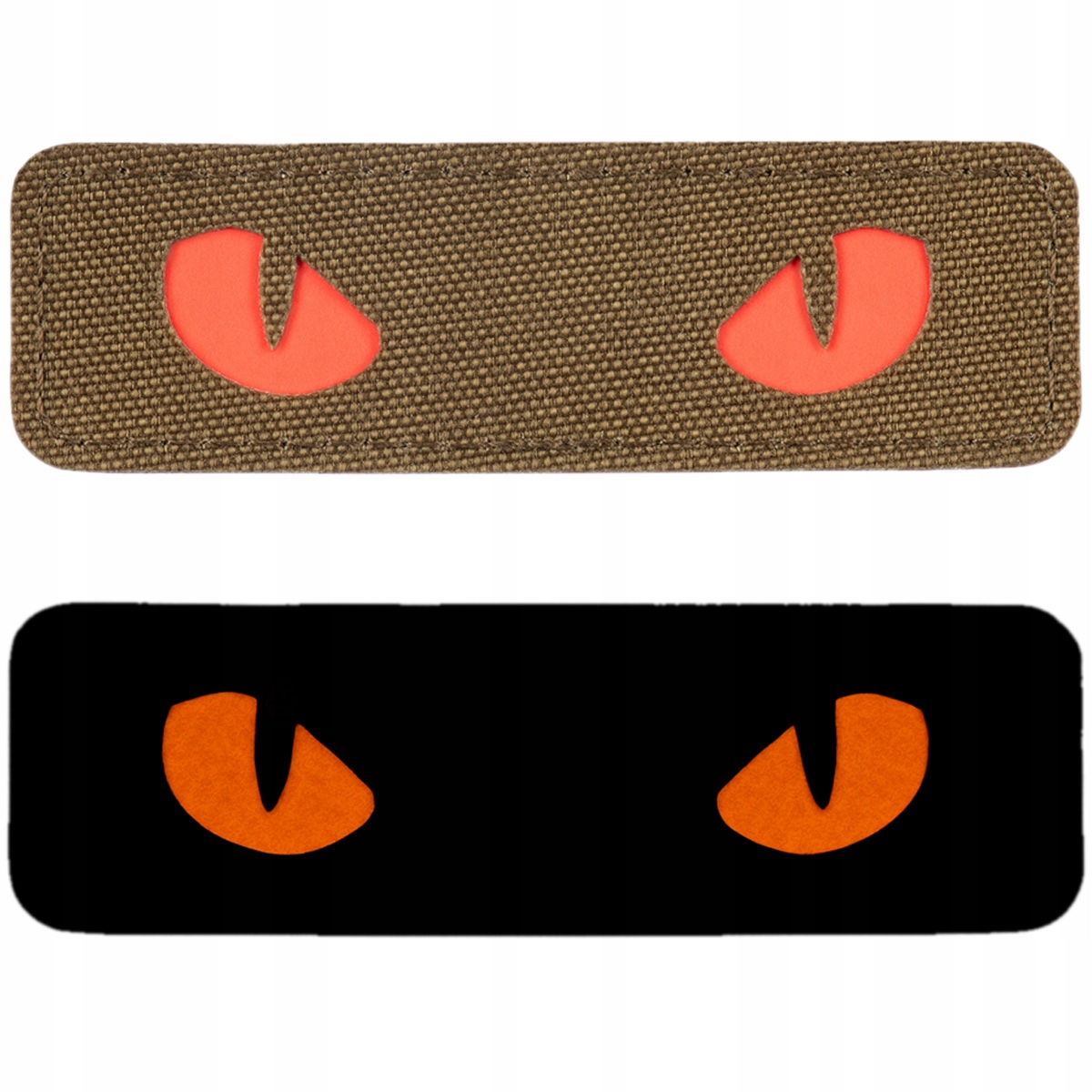 Naszywka emblemat kocie oczy M-Tac na rzep 80x25mm świeci w ciemności