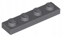 

Lego 3710 C szary (dbg) 1x4 płytka plate 1szt Nowy