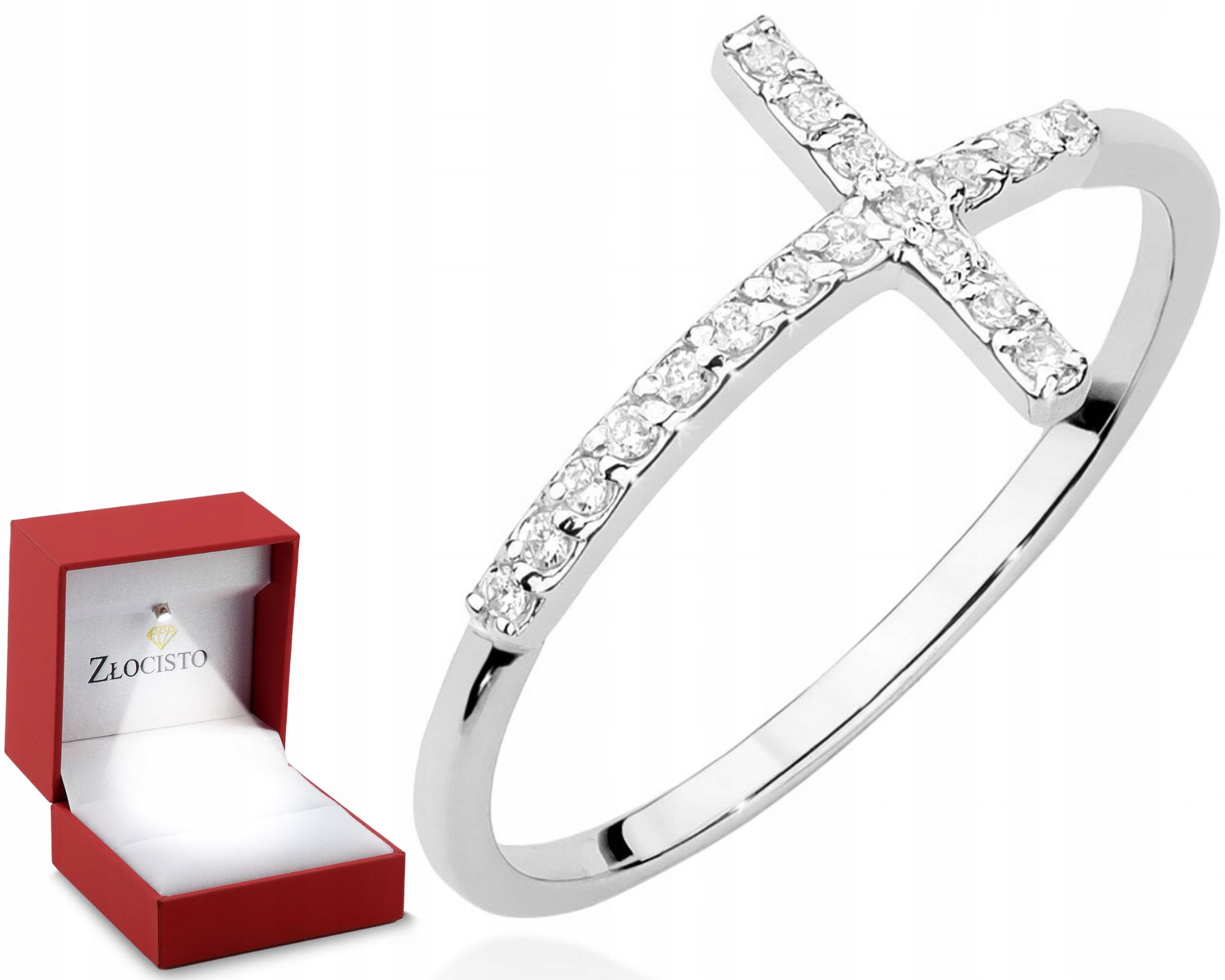 Bílé Zlato Prstýnek s brilianty Gravírování Bonus