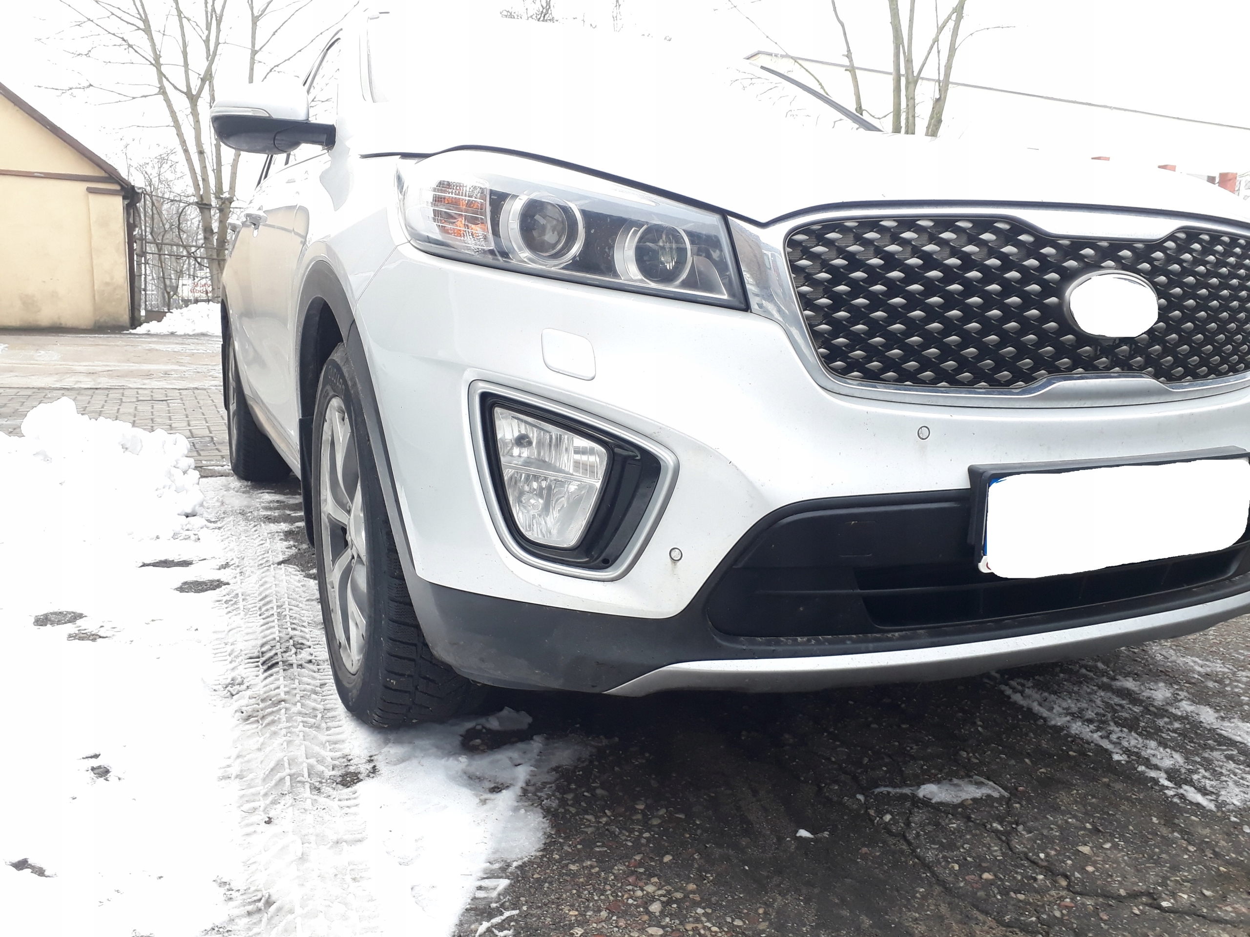 2x Накладки противотуманных фар галоген kia SORENTO III 2015 -18r Накладка противотуманной фары бампера