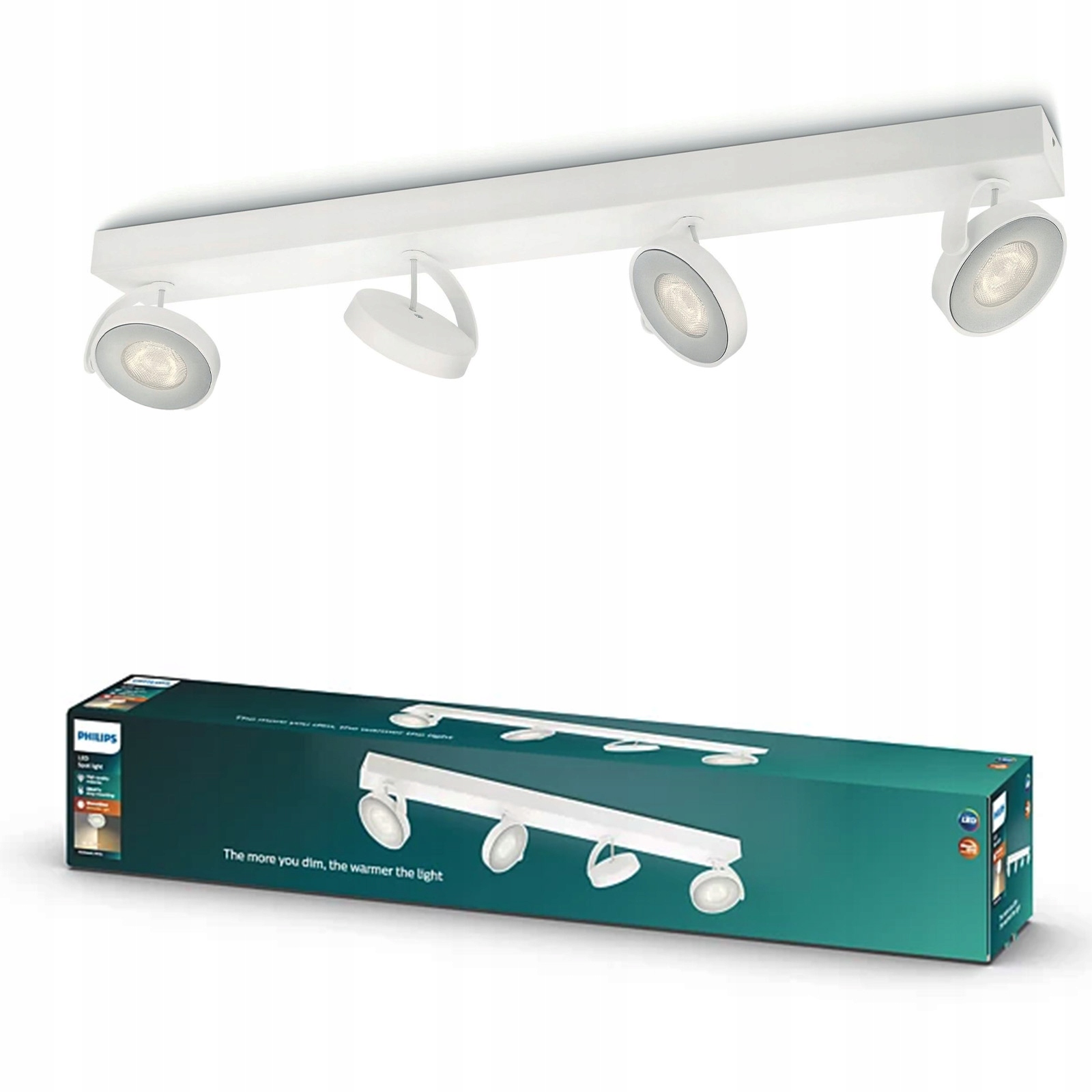 Stropná lampa Led reflektor 18W 2000lm 2200-2700K stmievateľná Philips