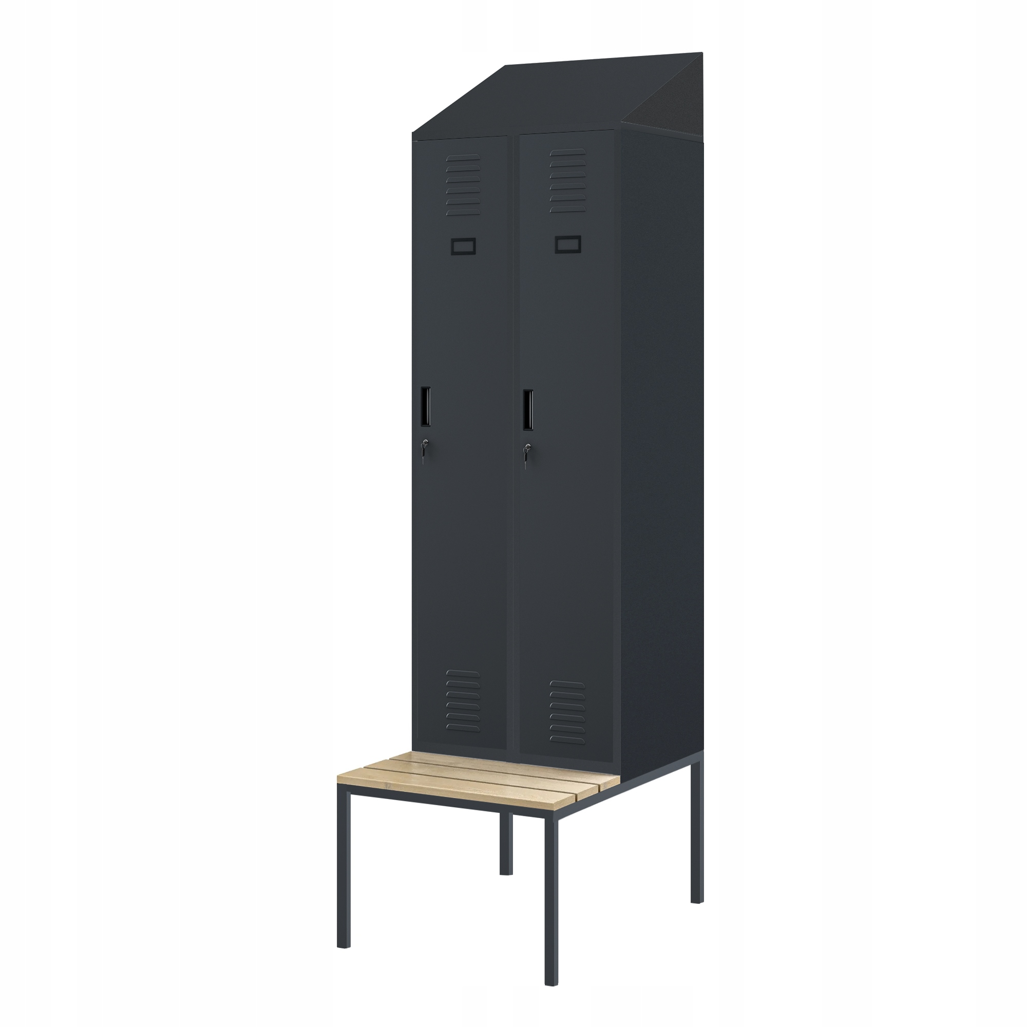 Skříň Bozp pro šatny Jan Nowak Kacper II Pro Antracitová
