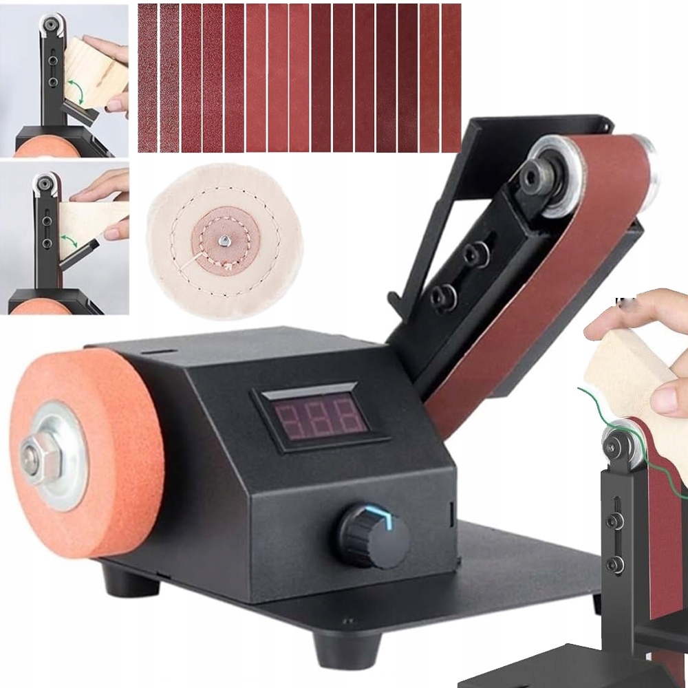 Síťová Pásová Bruska Na Dřevo 350 W, Čisticí Páska, Výkonná