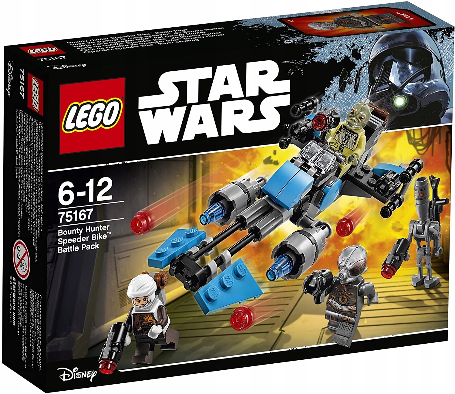 LEGO STAR WARS 75167 Ścigacz Łowcy Nagród Battle Pack Marka LEGO