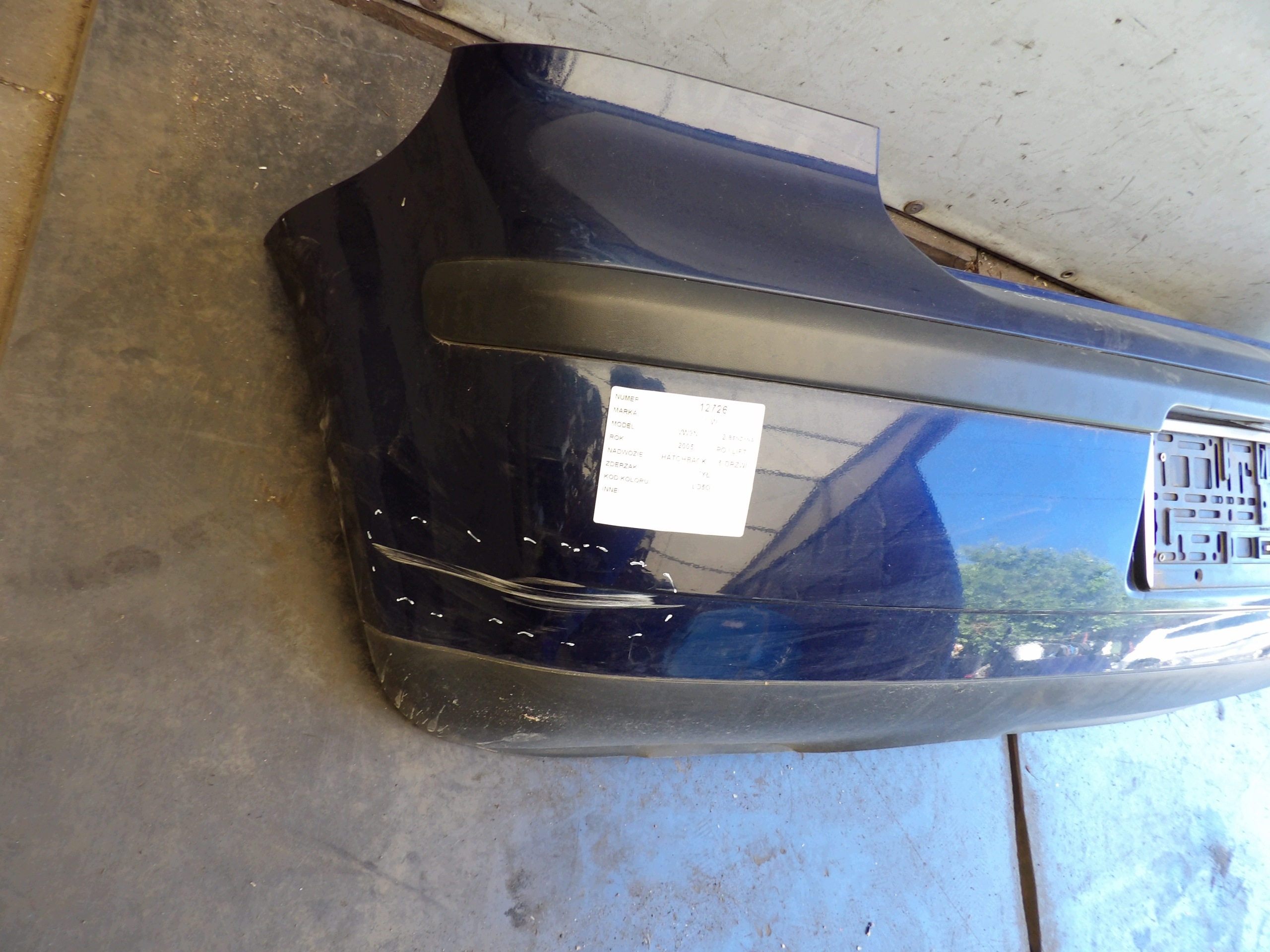 VW Polo 9N Stoßstange hinten LD5Q