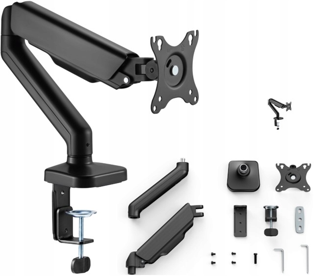 Nastavitelný držák stojanu na rameno monitoru k psacímu stolu pro monitor Lg 27UP650-W