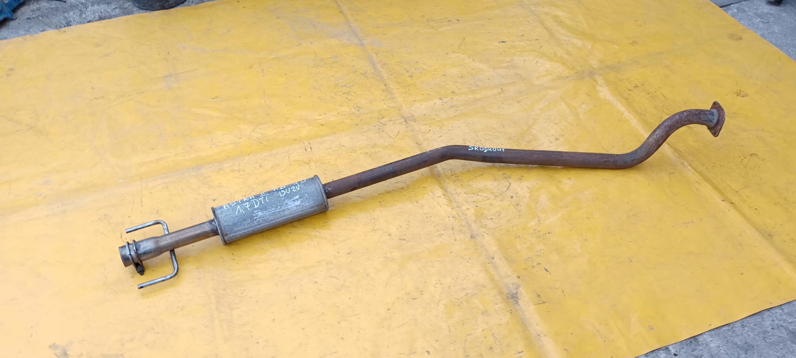 СРЕДНИЙ ГЛУШИТЕЛЬ ASTRA II HB 1,7 DTI ISUZU