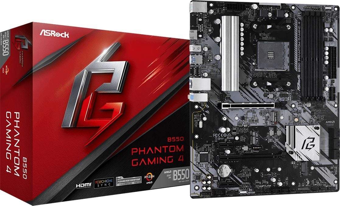 Płyta główna ASRock B550 Phantom Gaming 4