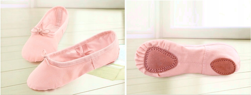 Baletki Oddychające Gładkie Taniec Balet Róż 22 Kod producenta RG22