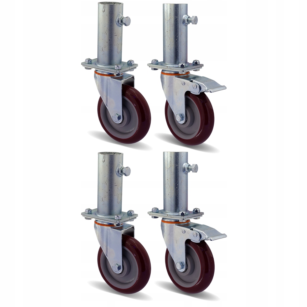 67PPPUB125K2 Kolo fi 125 Varšavské lešení regálový vozík sada 4ks