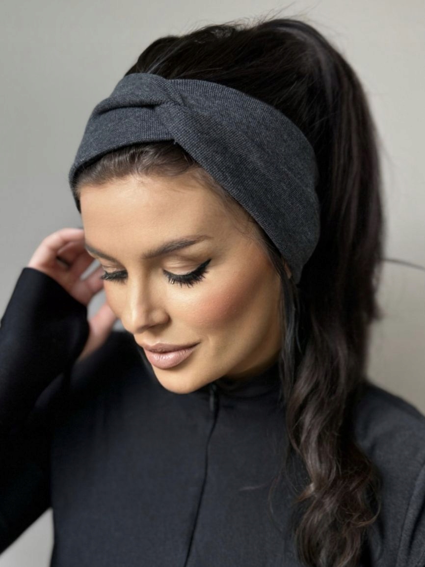 OPASKA DAMSKA NA GŁOWĘ USZY CIENKA LEKKA WYGODNA PRZEPLATANA BAWEŁNA KOLOR Marka inna