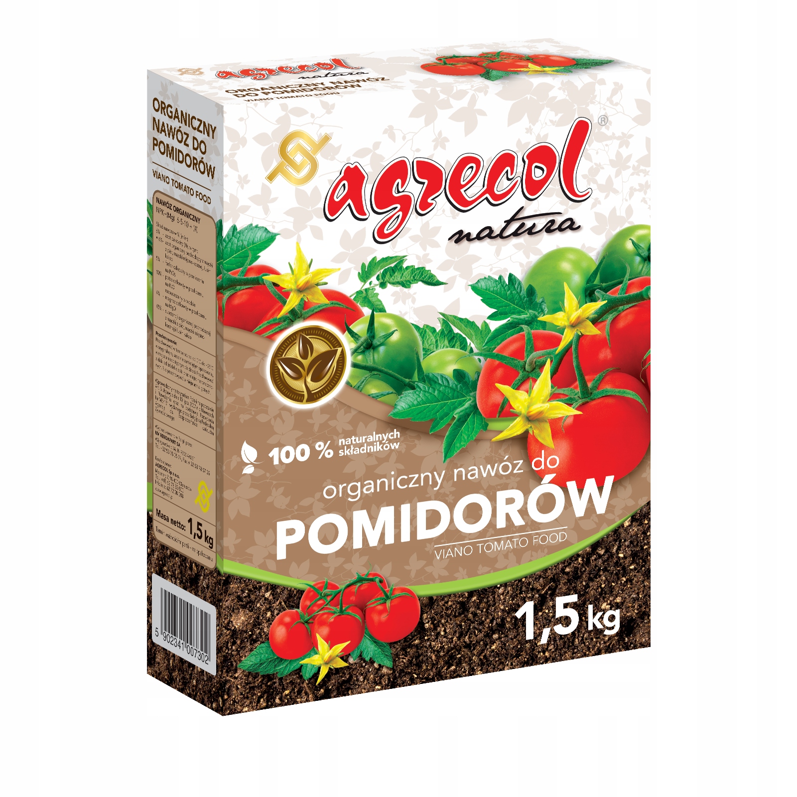 

Nawóz Do Pomidorów Organiczny 1,5kg Agrecol Natura