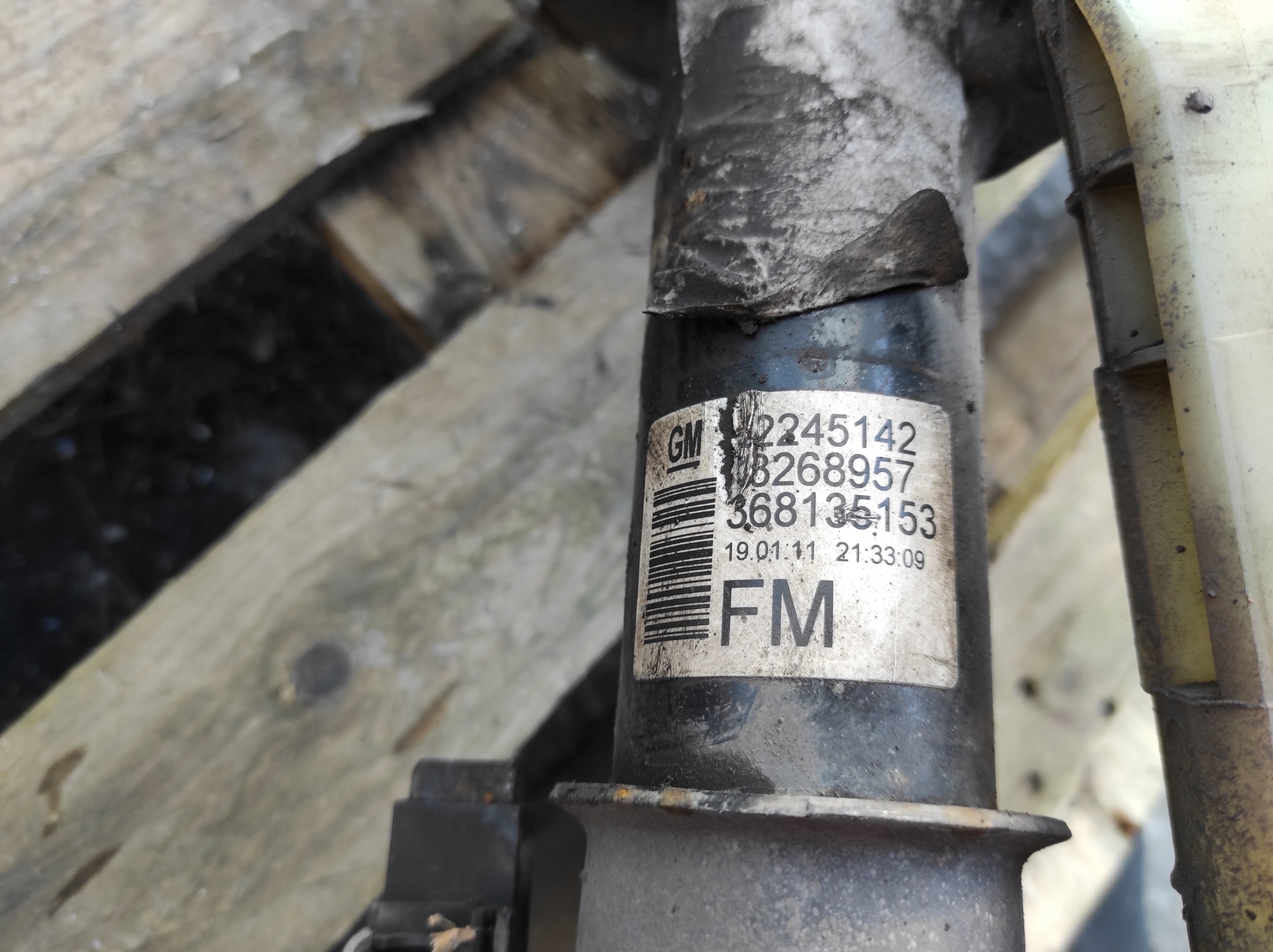 McPherson right front OPEL MERIVA B 1.7 CDTI 368135153