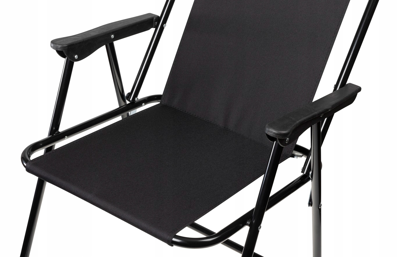 KRZESŁO PLAŻOWE WĘDKARSKIE TURYSTYCZNE SKŁADANE Kod producenta PLAŻOWE - BLACK