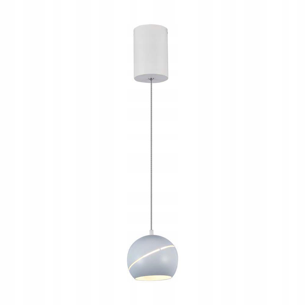 Závěsná Led bodová lampa koule bílá nad stůl ostrov bar 3000K V-tac