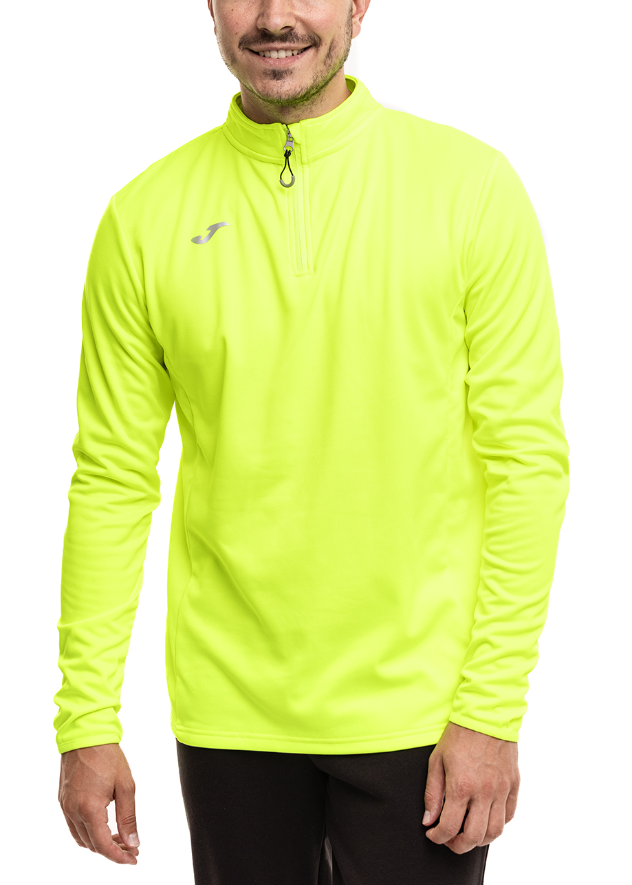 Pánská Mikina Joma Running Night Zip 1/4 Rychleschnoucí Sportovní Žlutá S