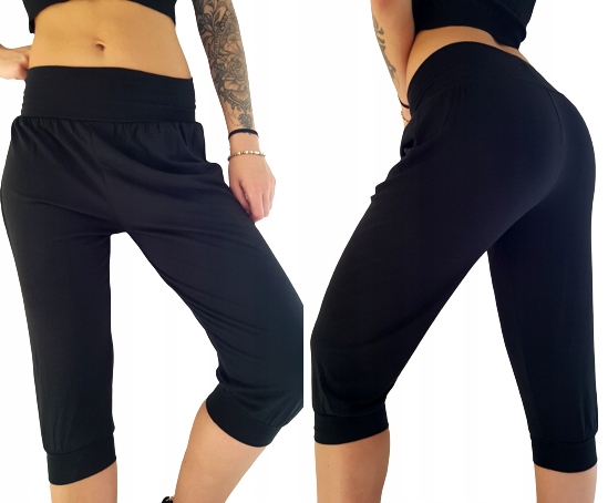 

Alladynki damskie 3/4 spodnie haremki fitness, 2XL