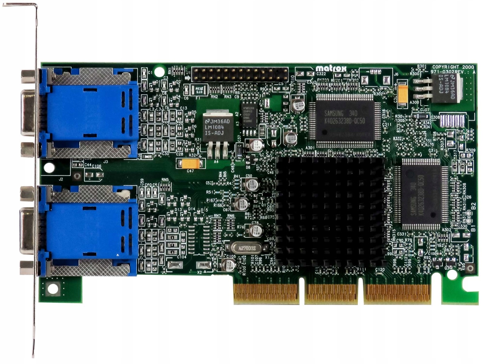 Matrox Millennium G450 32MB G45FMDHA32DB 971-0302 Agp