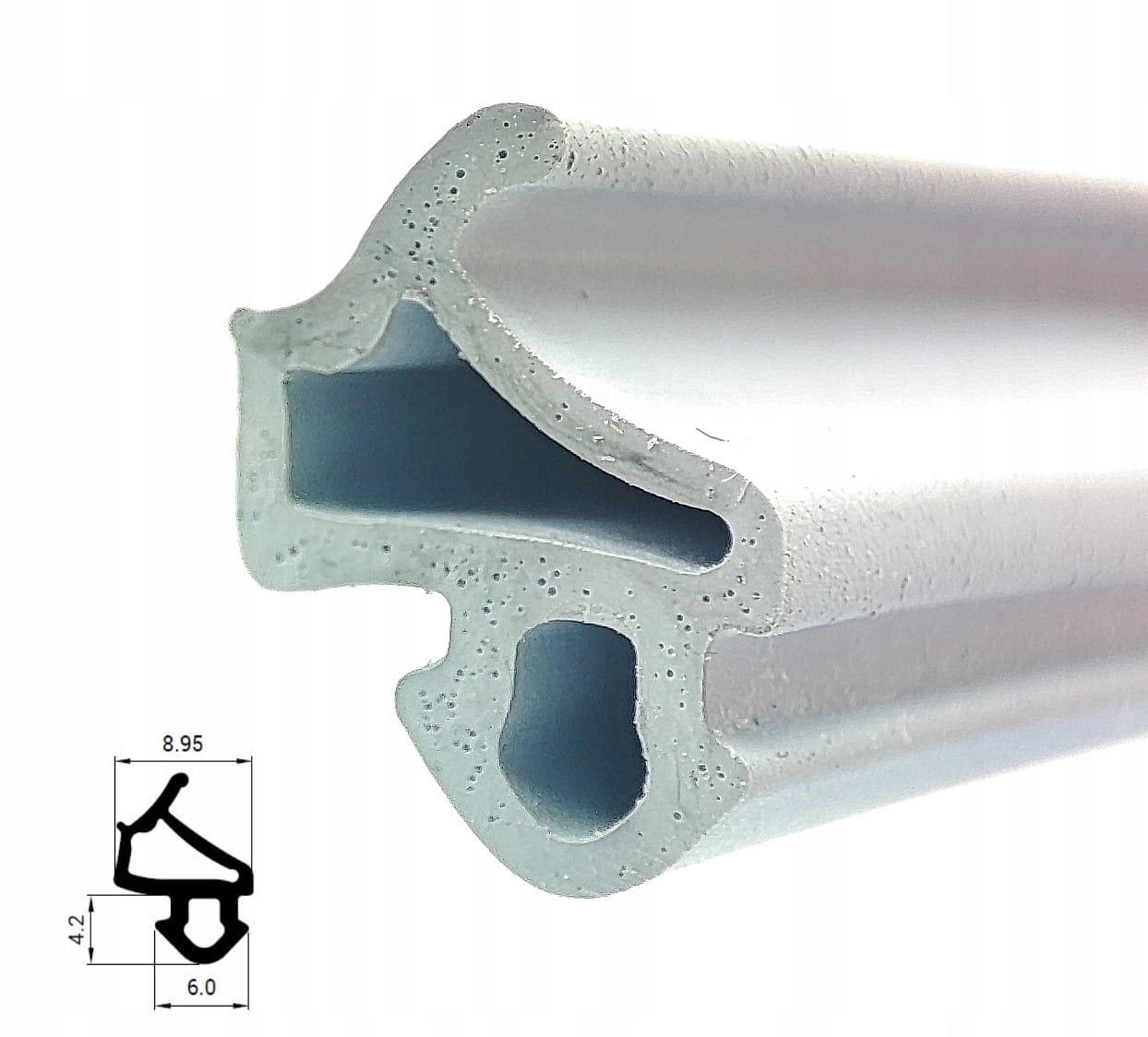 

Uszczelka do okien Pvc S-1127A Stomil Veka Szara