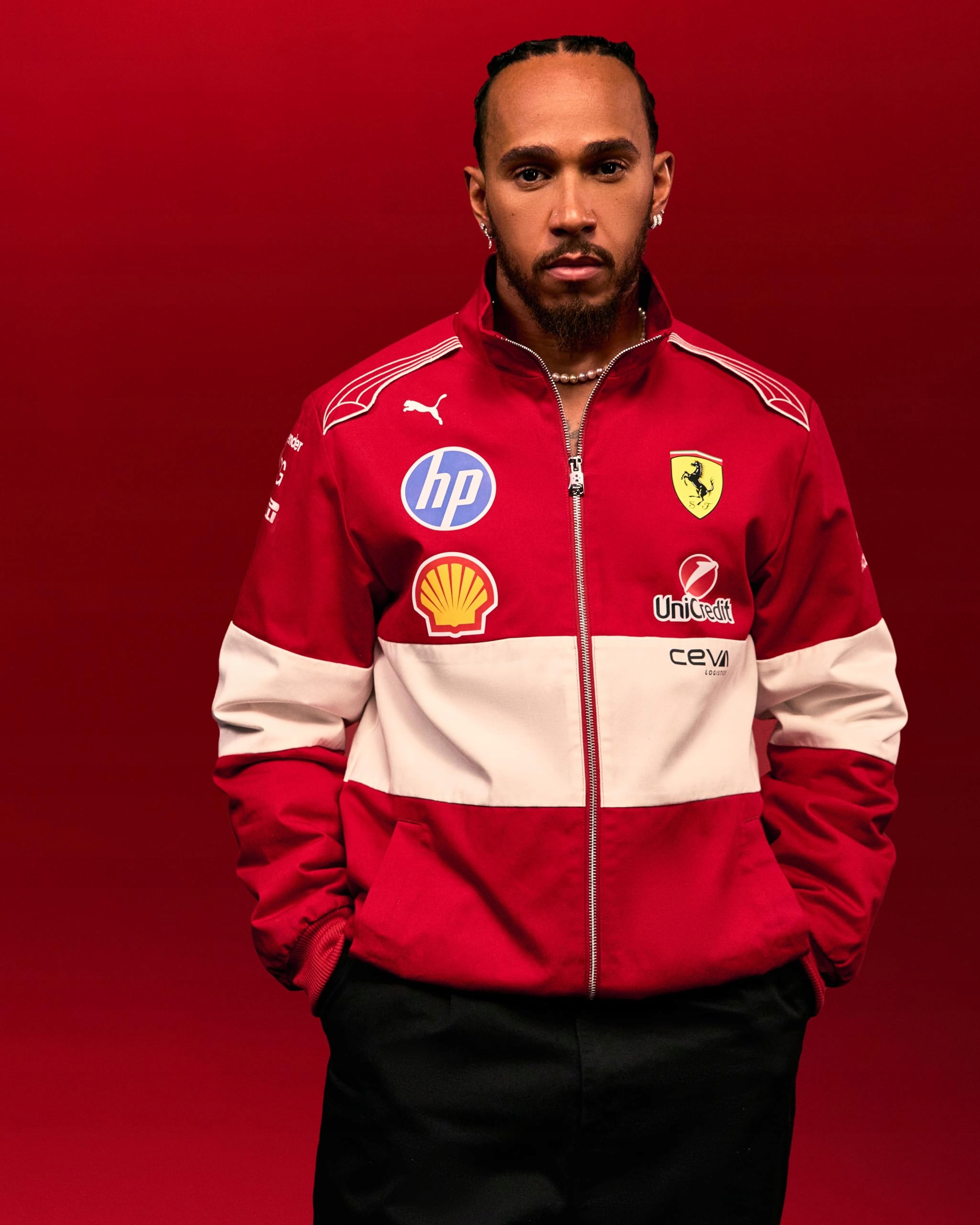 Kurtka męska Vintage Bomber Team Ferrari F1 2025 (L) • Cena