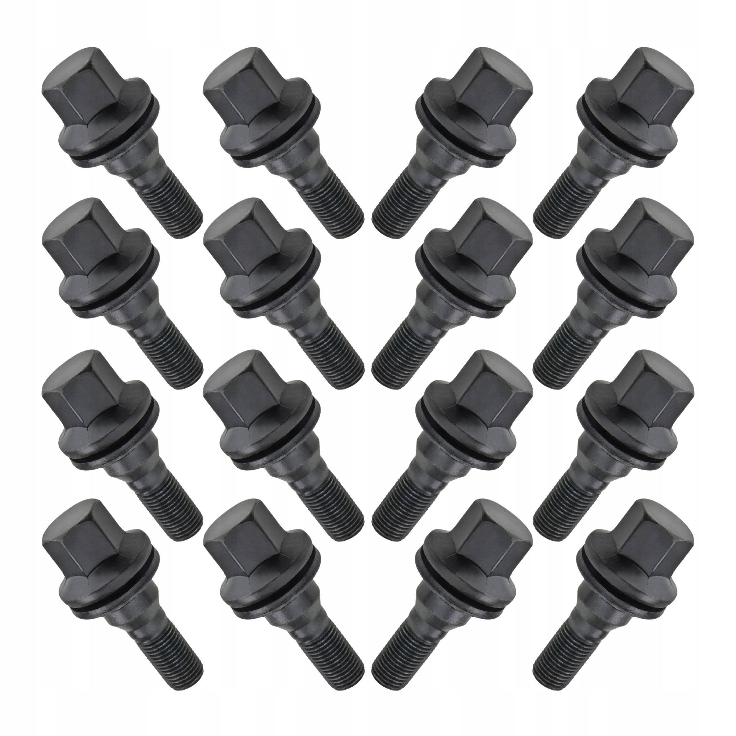 Černé Šrouby S Plochou Podložkou Pro Originální Hliníkové Ráfky Citroen