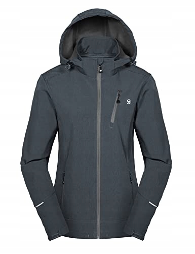Little Donkey Andy Kurtka Męska Softshell Szara Rozmiar XL Ocieplana Polar