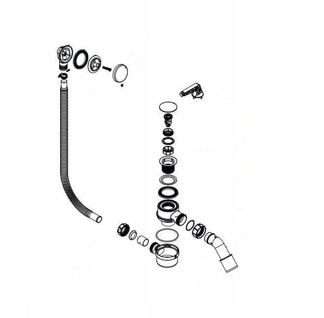 Syfon Wannowy Excellent 50 mm arin.3210wh Marka Excellent