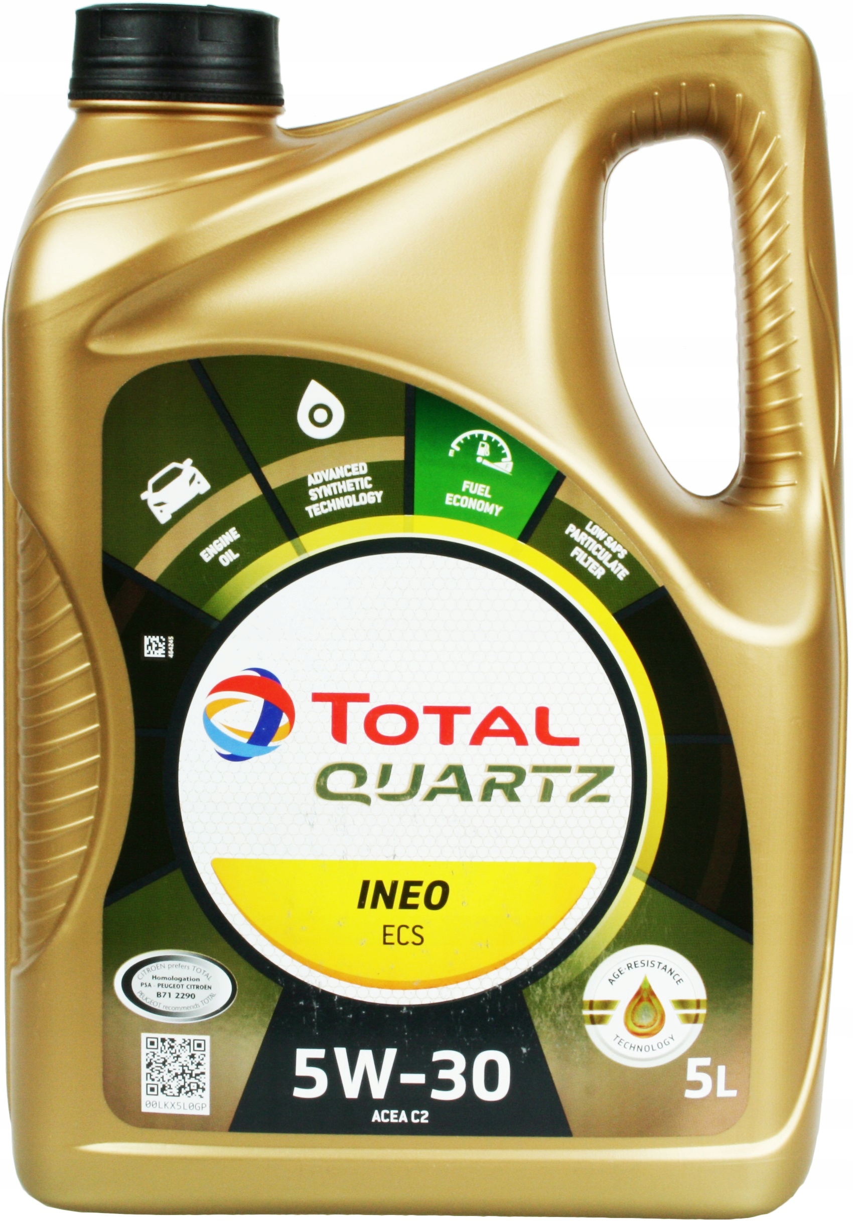 Olej Total Quartz Ineo Ecs 5W30 Grupa Psa 5L