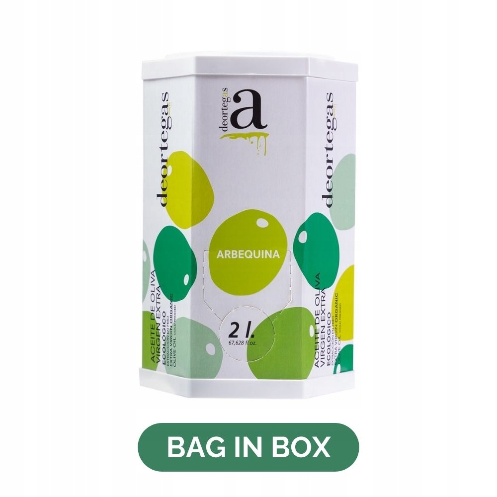 Bio Oliwa Arbequina 2 l, extra virgin, hiszpańska, krótka data, Deortegas