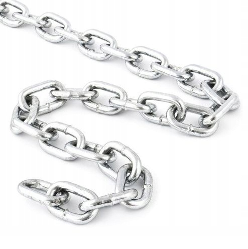 ŁAŃCUCH GOSPODARCZY OCYNKOWANY MOCNY fi 5mm D1 1mb