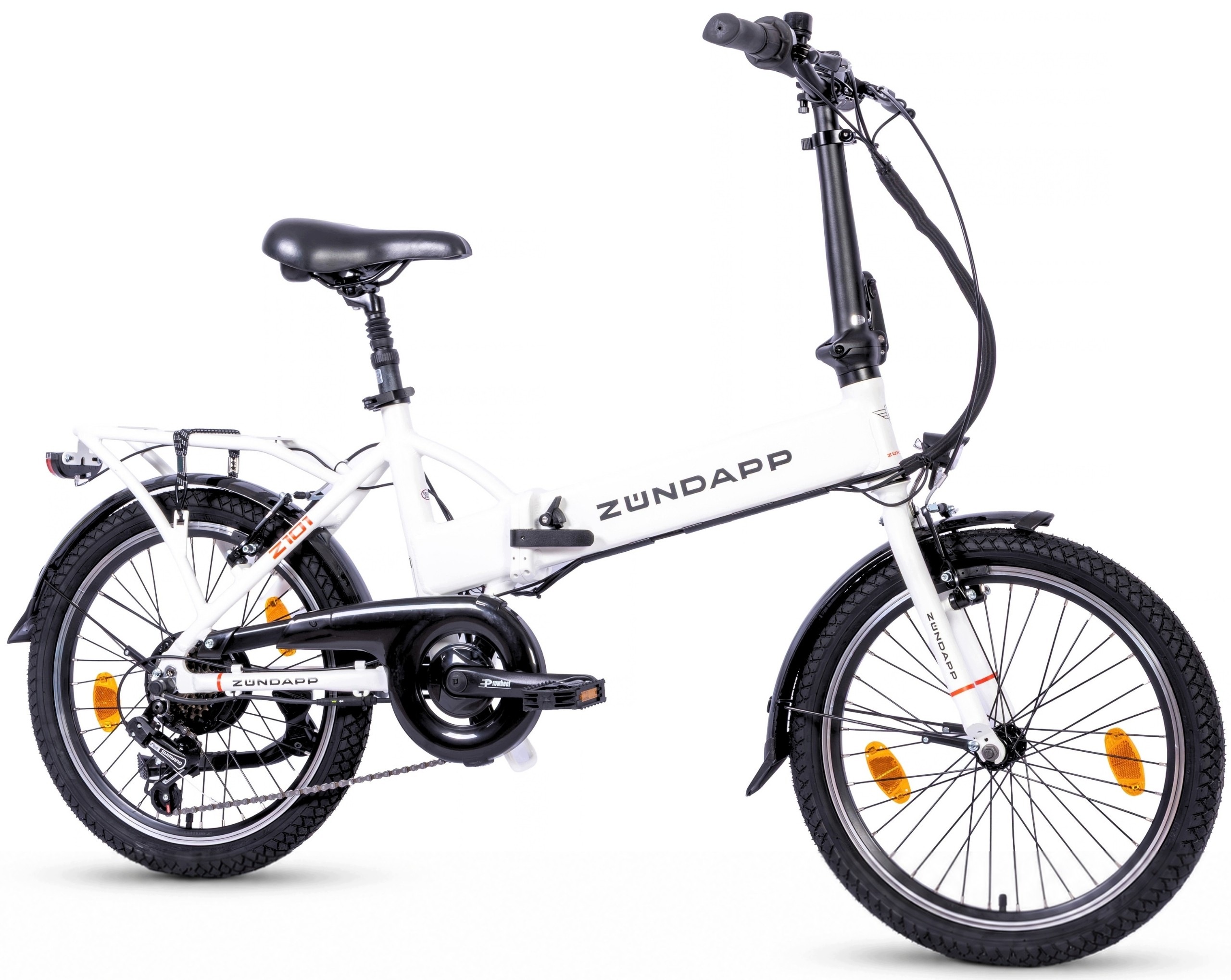 Elektrokolo Skládací 20" skládací 250W Shimano Pánský pánský nosič zavazadel