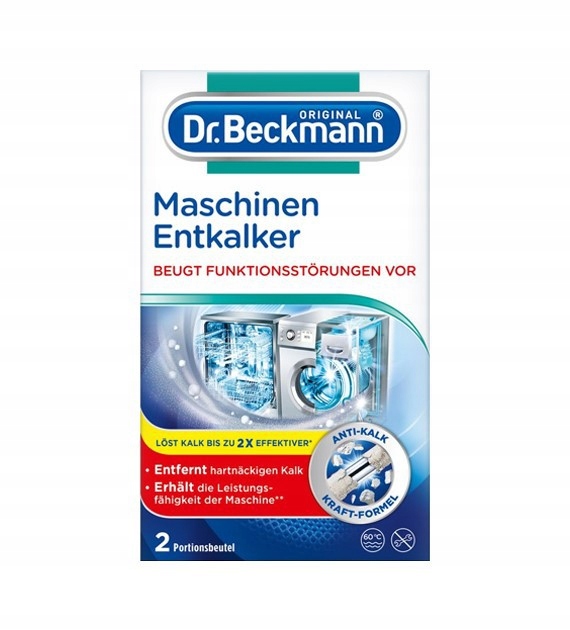 

Dr.Beckmann Maschinen Entkalker 2x50g Odkamieniacz
