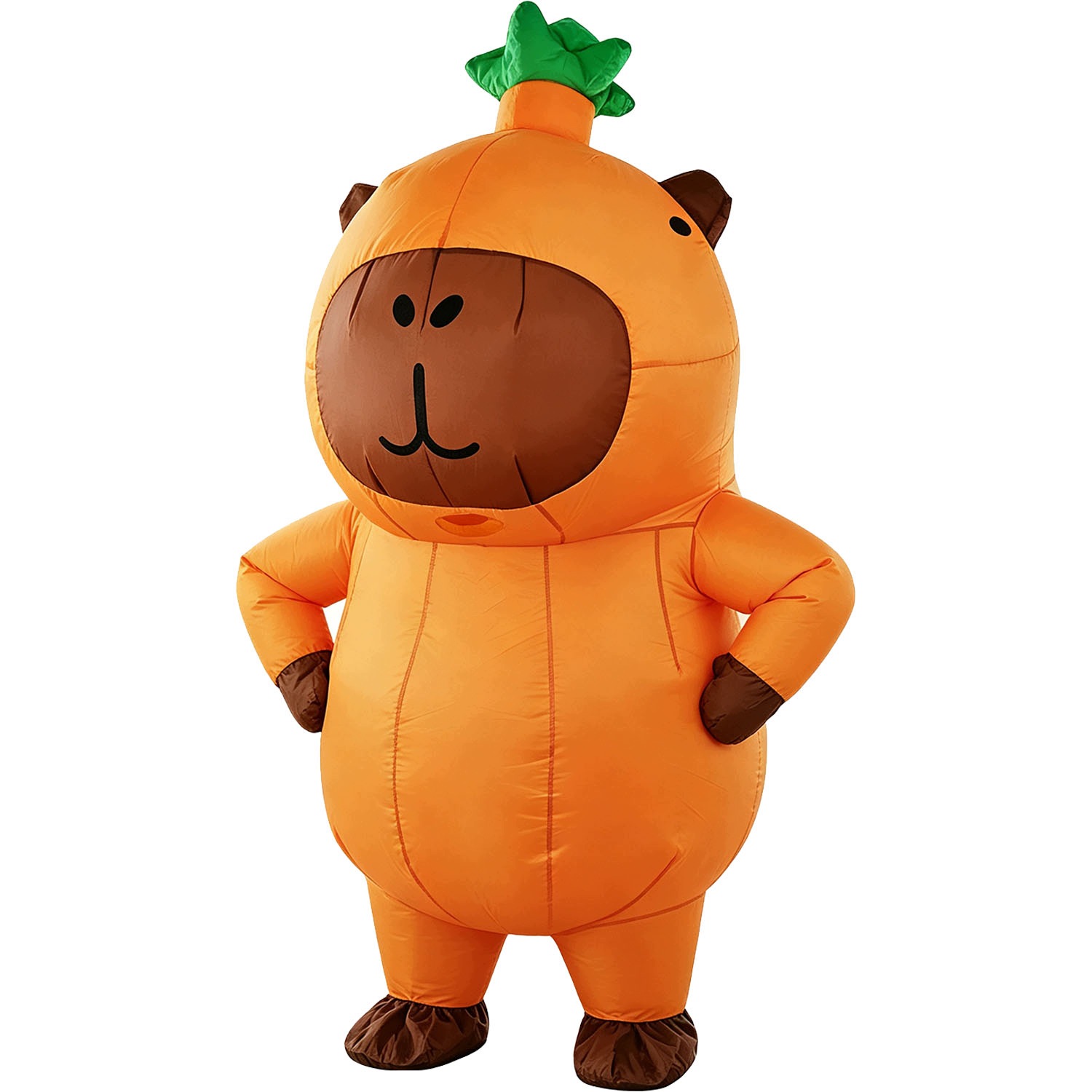 Nafukovací kapibary Cosplay kostým s pumpičkou v sadě Halloween Převlek